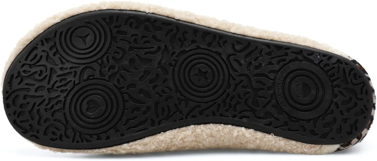 Scurtain Unisex Adults Rubber Sole Slippers