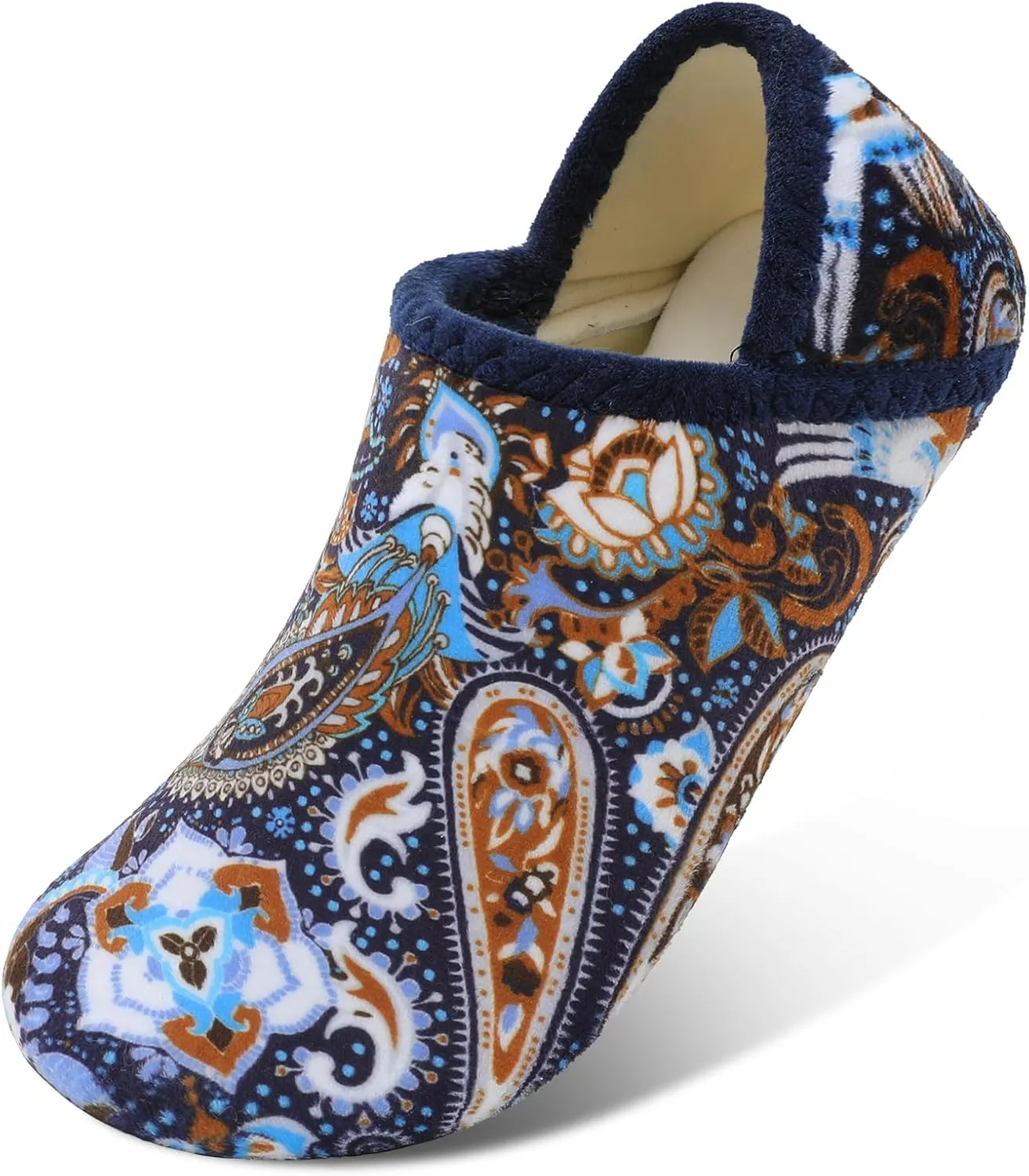 Scurtain Unisex Adults Rubber Sole Slippers