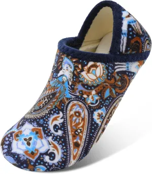 Scurtain Unisex Adults Rubber Sole Slippers
