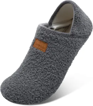 Scurtain Unisex Adults Rubber Sole Slippers
