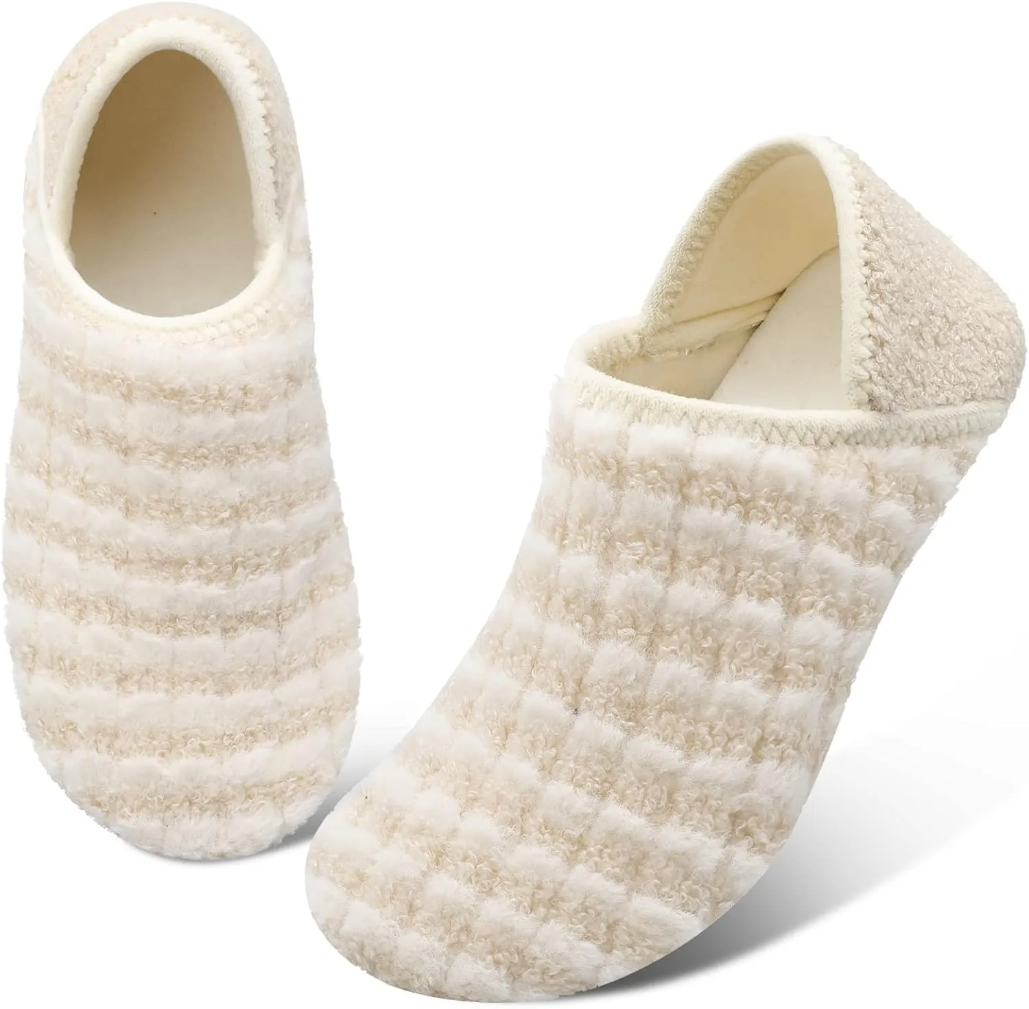 Scurtain Unisex Adults Rubber Sole Slippers