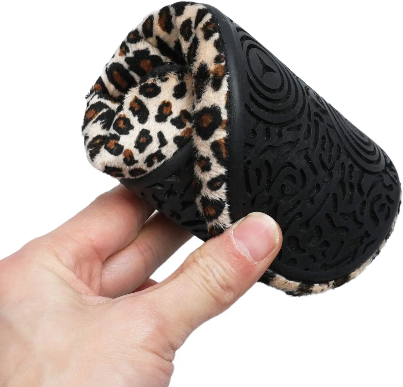 Scurtain Unisex Adults Rubber Sole Slippers
