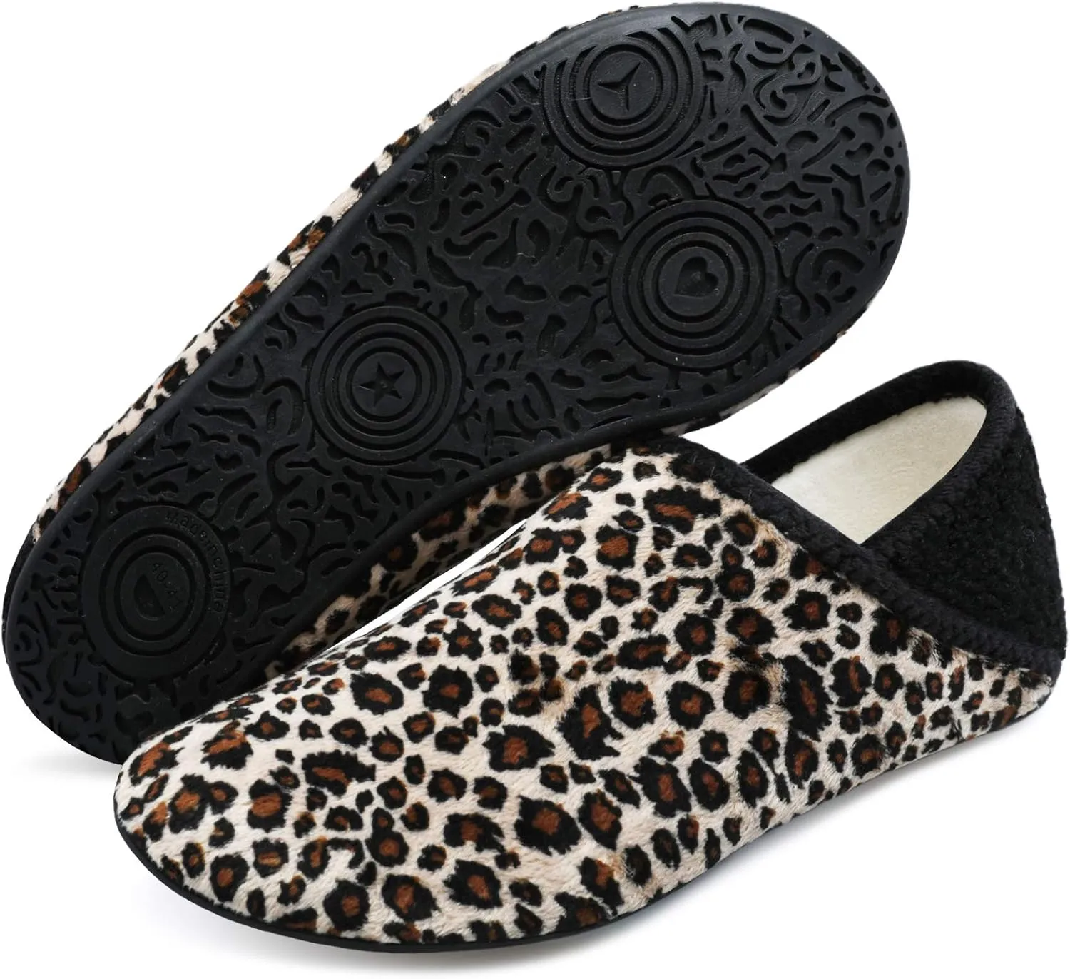 Scurtain Unisex Adults Rubber Sole Slippers