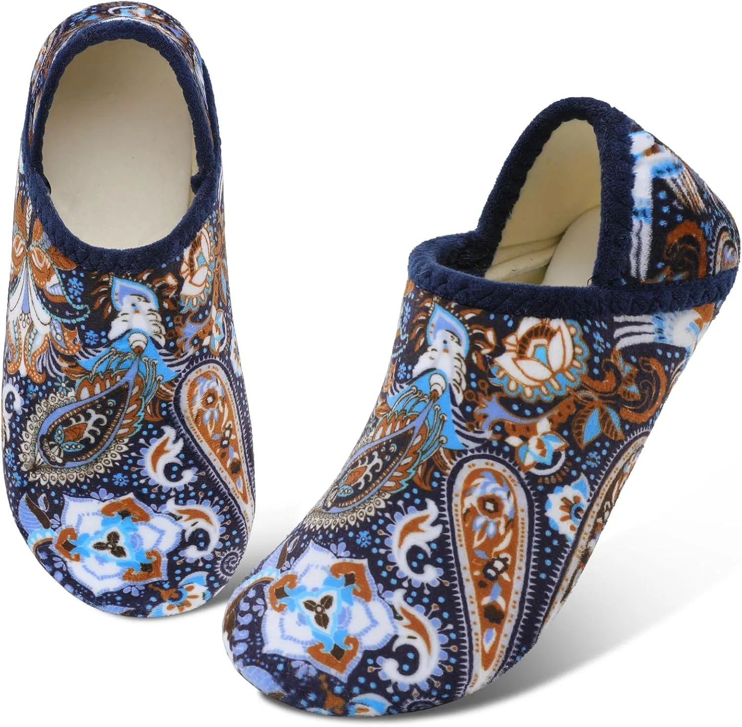 Scurtain Unisex Adults Rubber Sole Slippers