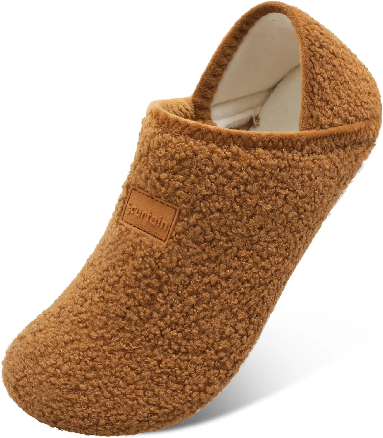 Scurtain Unisex Adults Rubber Sole Slippers