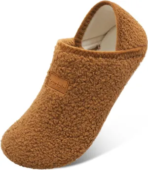 Scurtain Unisex Adults Rubber Sole Slippers