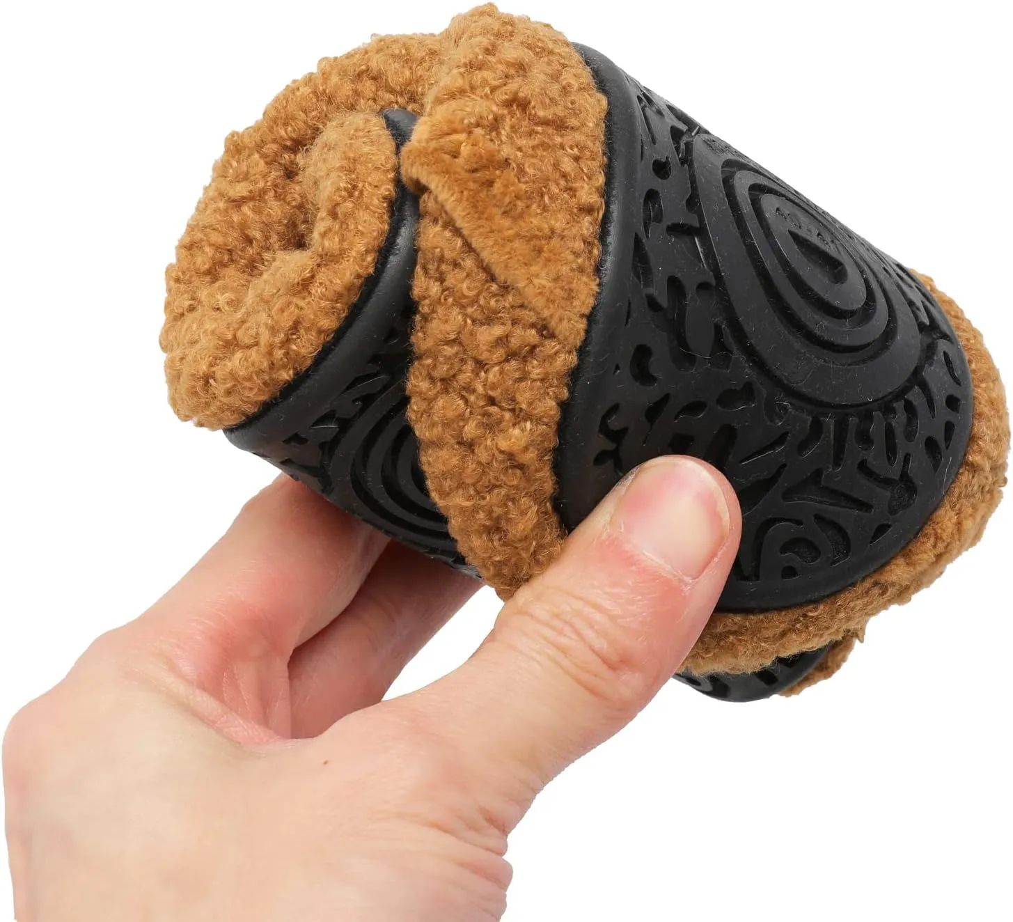 Scurtain Unisex Adults Rubber Sole Slippers