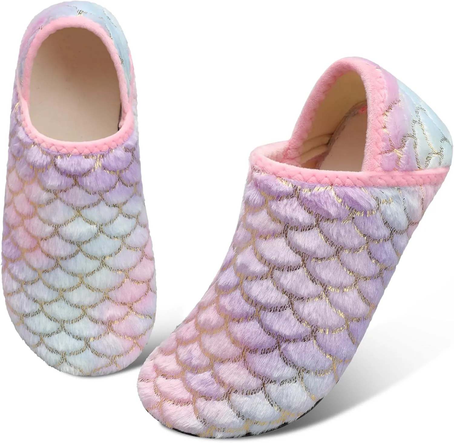 Scurtain Unisex Adults Rubber Sole Slippers