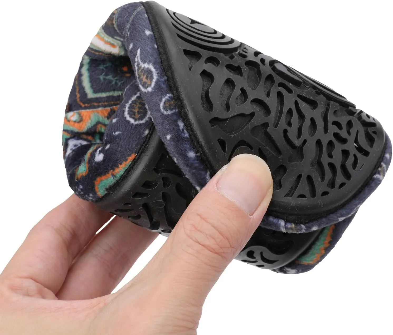 Scurtain Unisex Adults Rubber Sole Slippers