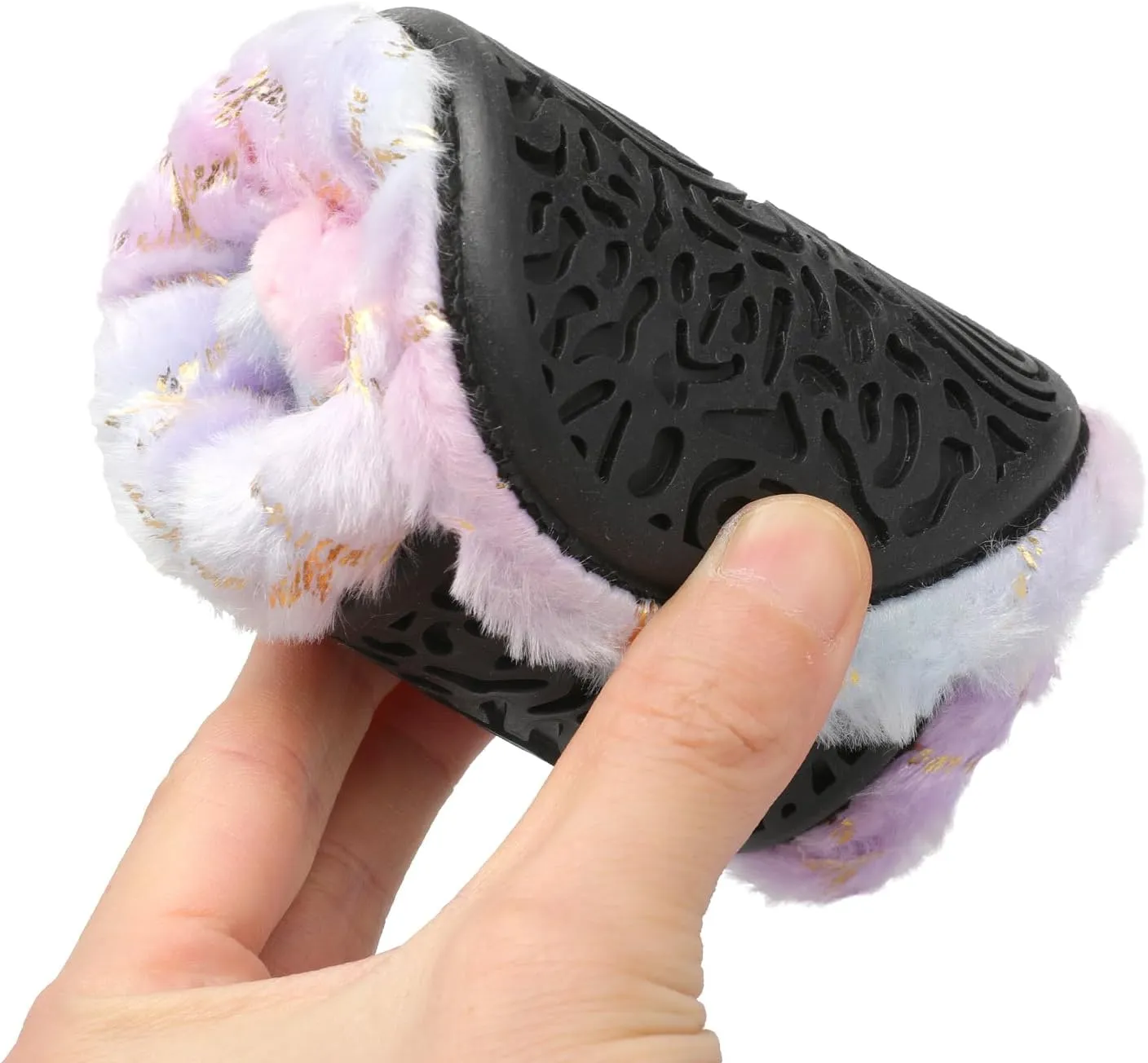 Scurtain Unisex Adults Rubber Sole Slippers