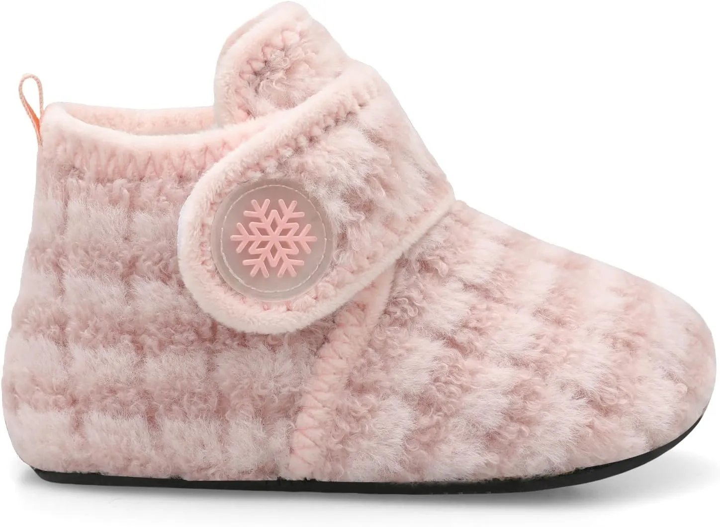 Scurtain Unisex Kids Toddler Slippers Socks Artificial Woolen Slippers with Non-slip Rubber Sole