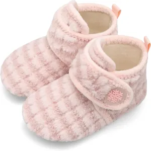 Scurtain Unisex Kids Toddler Slippers Socks Artificial Woolen Slippers with Non-slip Rubber Sole