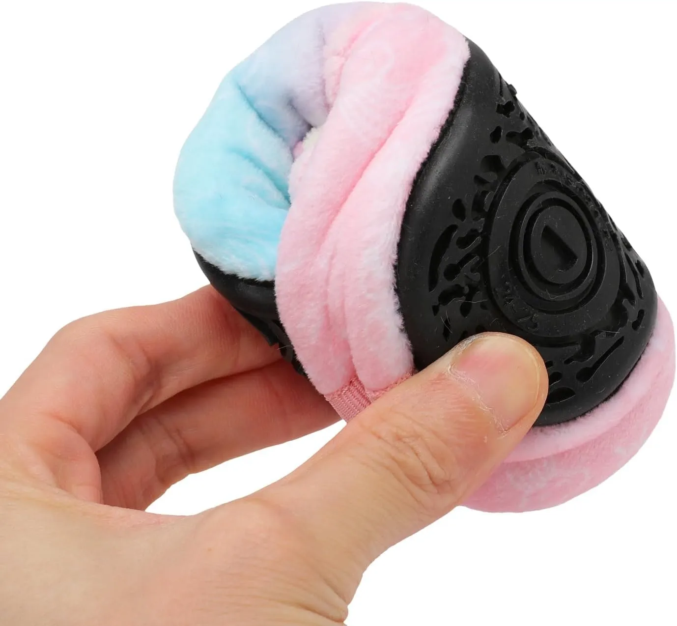 Scurtain Unisex Kids Toddler Slippers Socks Artificial Woolen Slippers with Non-slip Rubber Sole