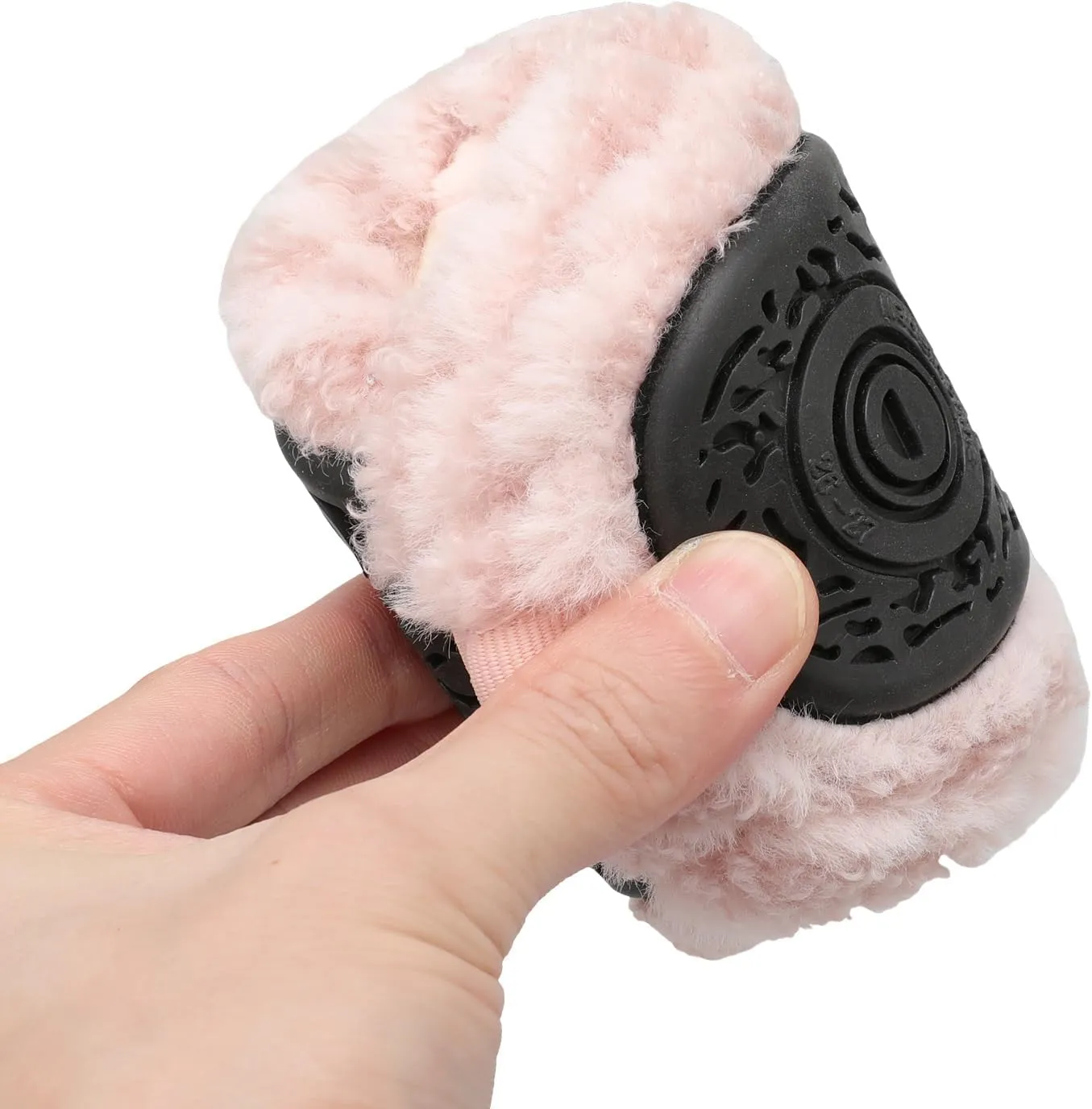 Scurtain Unisex Kids Toddler Slippers Socks Artificial Woolen Slippers with Non-slip Rubber Sole