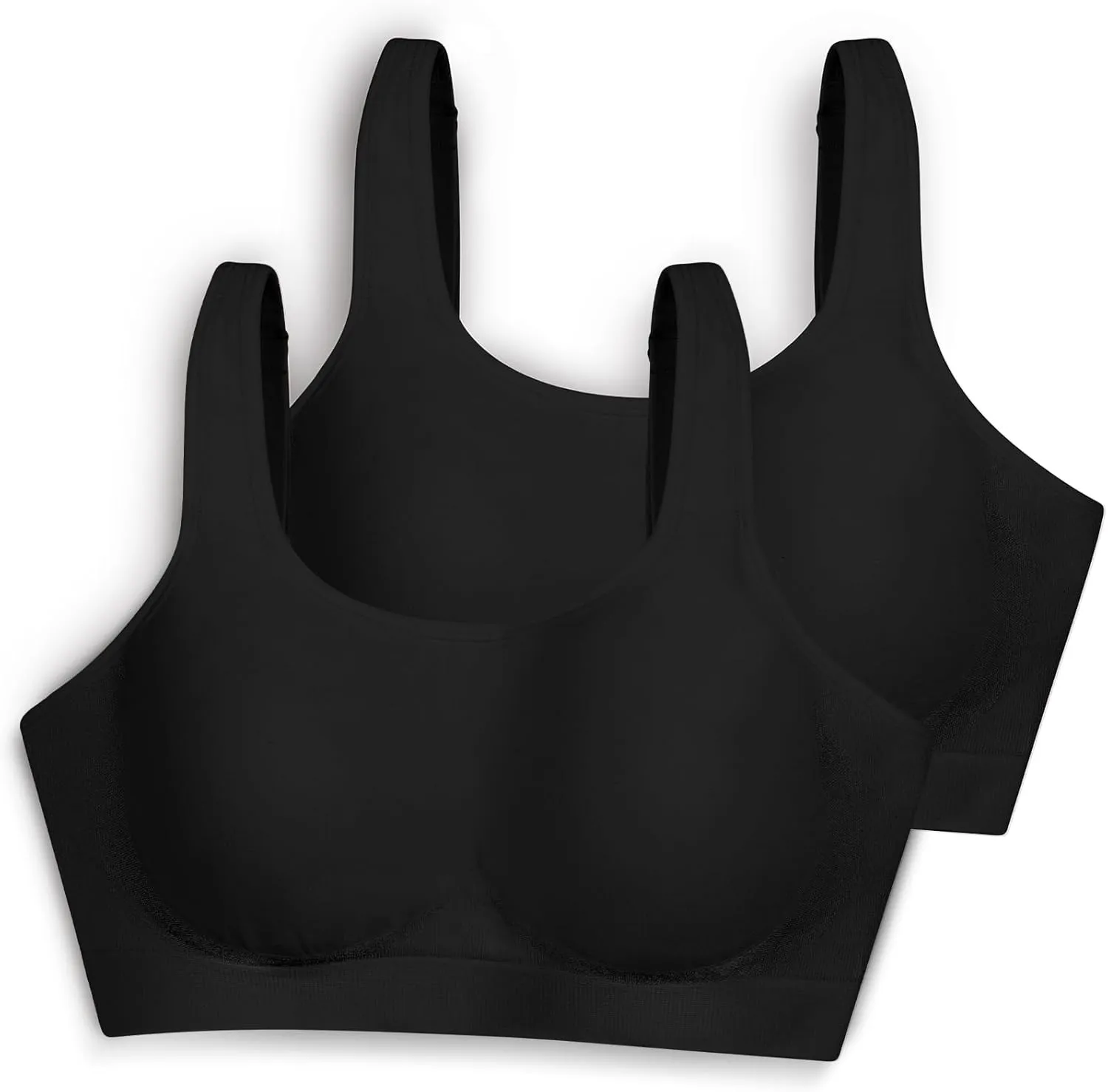 SHAPERMINT Bras for Women No Underwire - Seamless Bras for Women, Wireless Bra, Adjustable Wirefree Bra, Plus Sizes