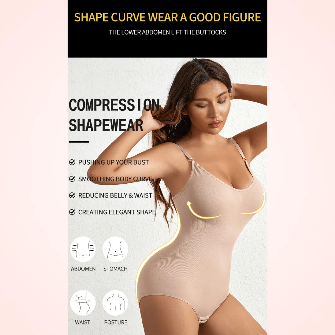 Shaping Bodysuit for Tummy Control and Waist Training Shapewear