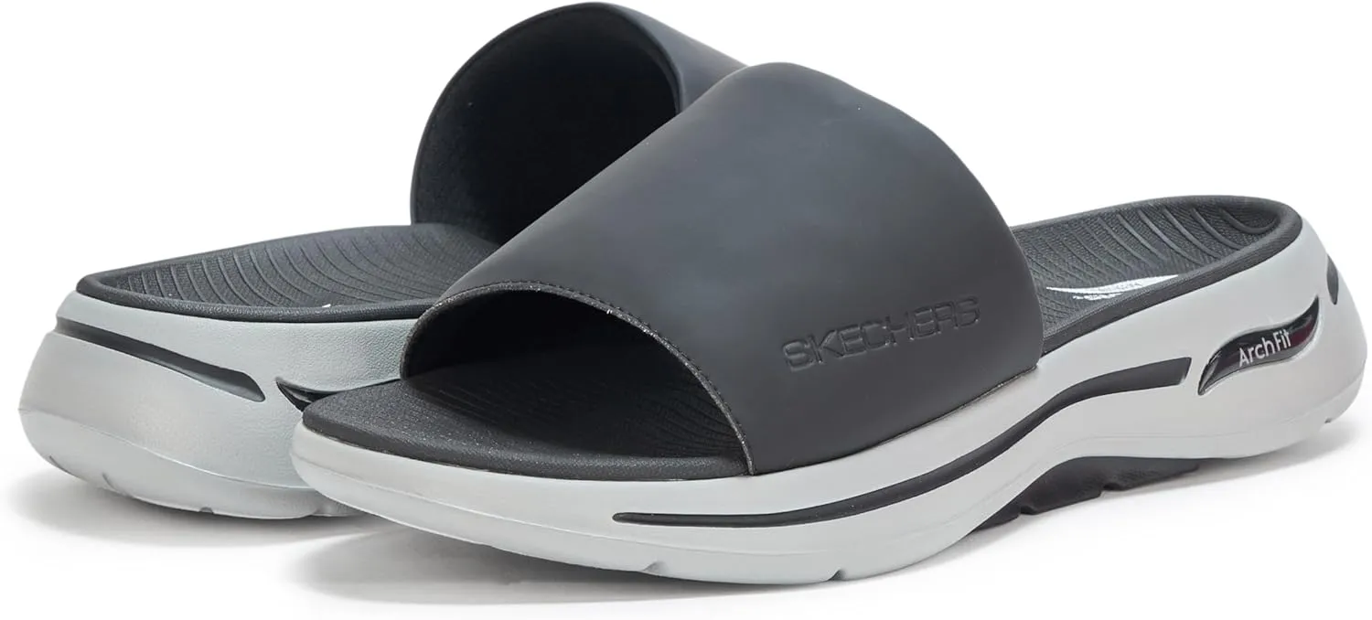 Skechers Men's Go Walk Arch Fit Gradual Slide Sandal