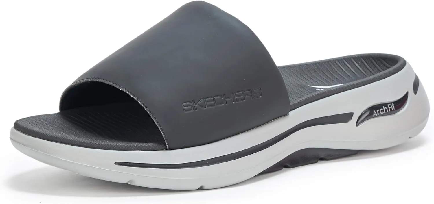 Skechers Men's Go Walk Arch Fit Gradual Slide Sandal