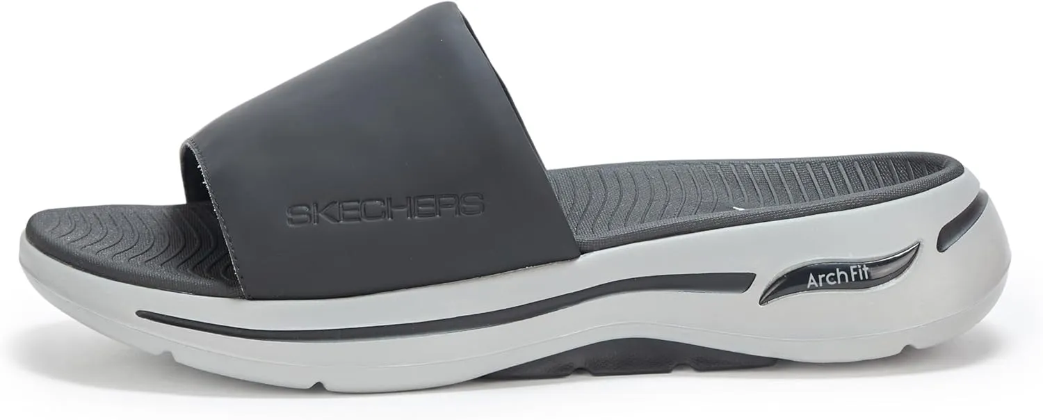 Skechers Men's Go Walk Arch Fit Gradual Slide Sandal