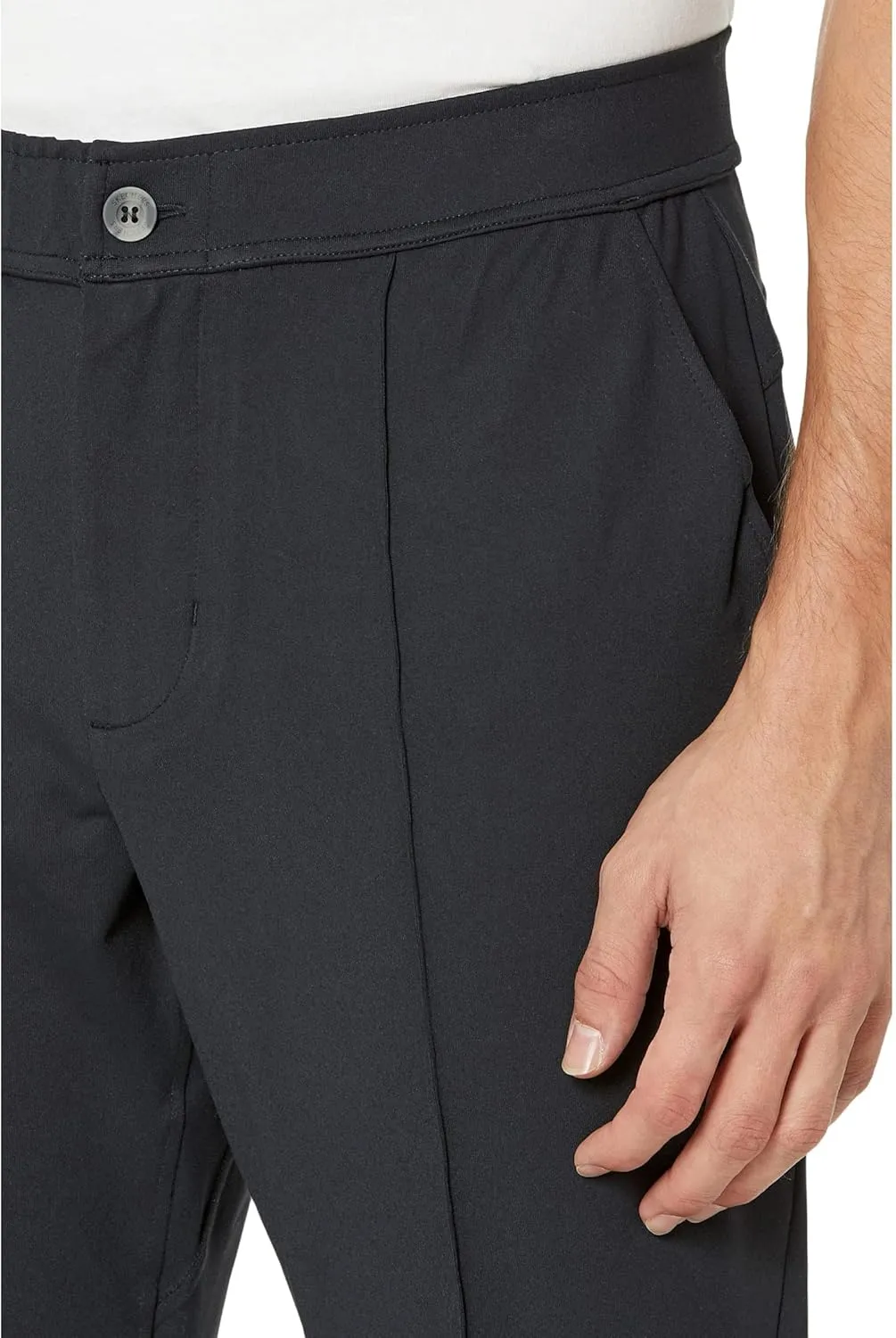 Skechers Men's Go Walk Slip Ins Stretchable Straight Leg Pintuck Zip Fly Pants