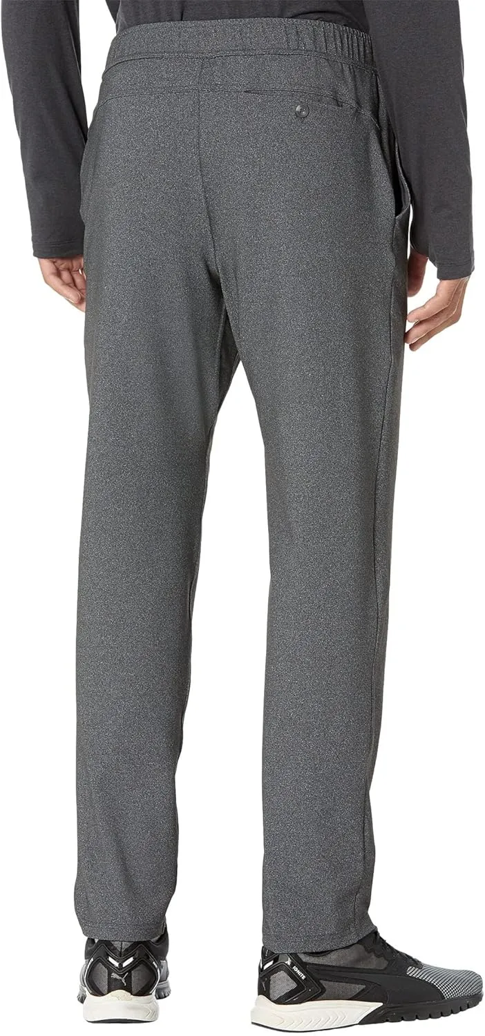 Skechers Men's Go Walk Slip Ins Stretchable Straight Leg Pintuck Zip Fly Pants