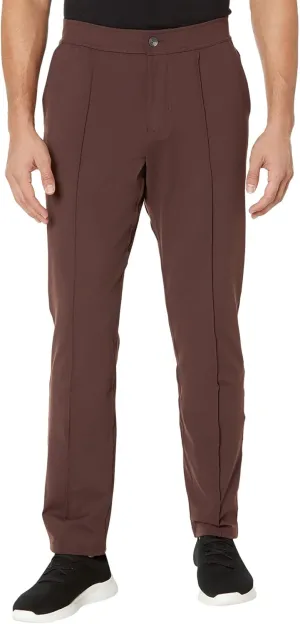 Skechers Men's Go Walk Slip Ins Stretchable Straight Leg Pintuck Zip Fly Pants
