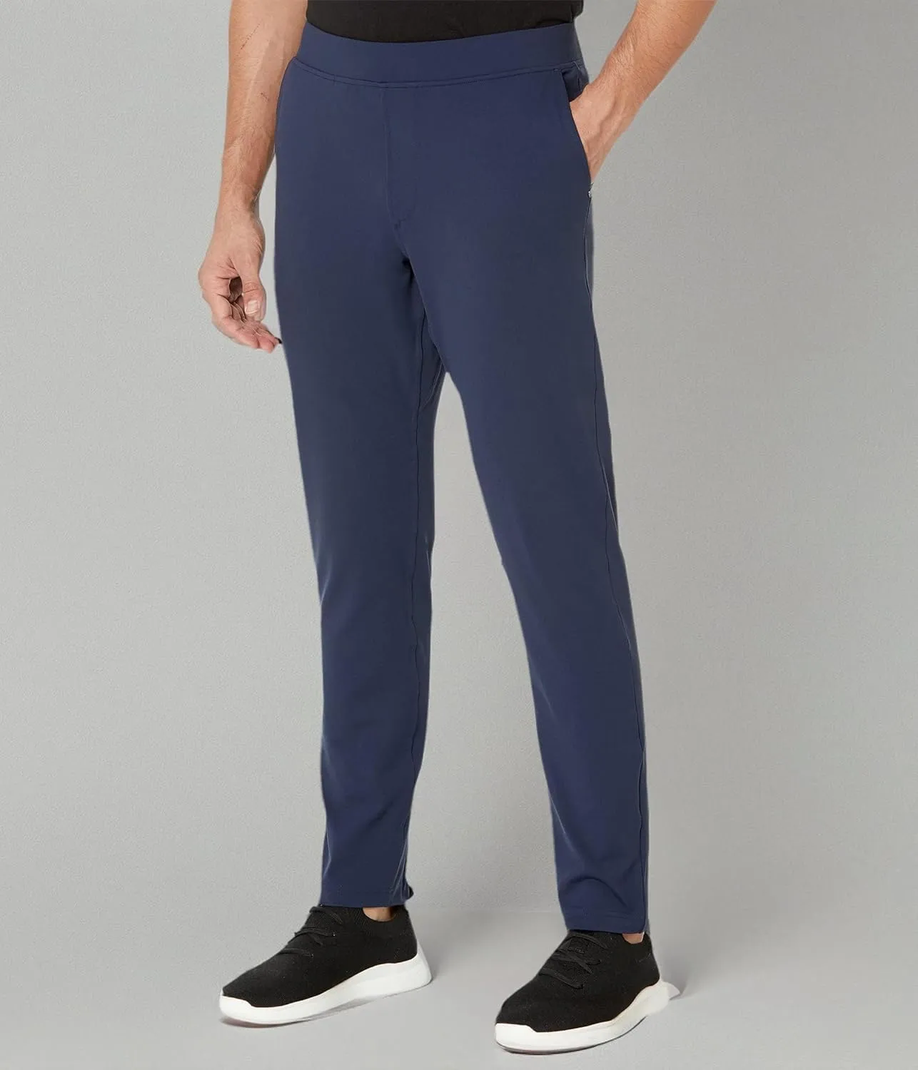 Skechers Men's Go Walk Slip Ins Stretchable Tapered Leg Pants