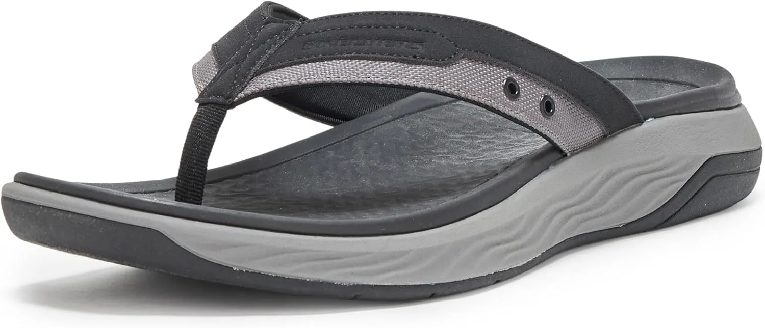 Skechers Men's Silva-Falco Thong Sandal