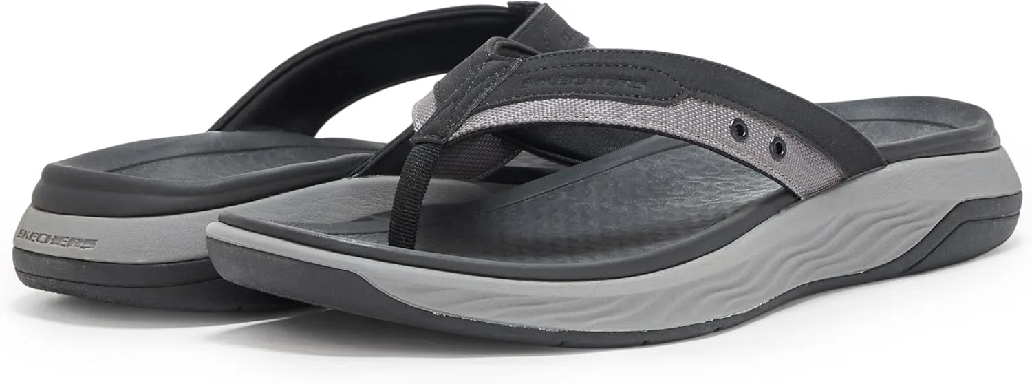 Skechers Men's Silva-Falco Thong Sandal