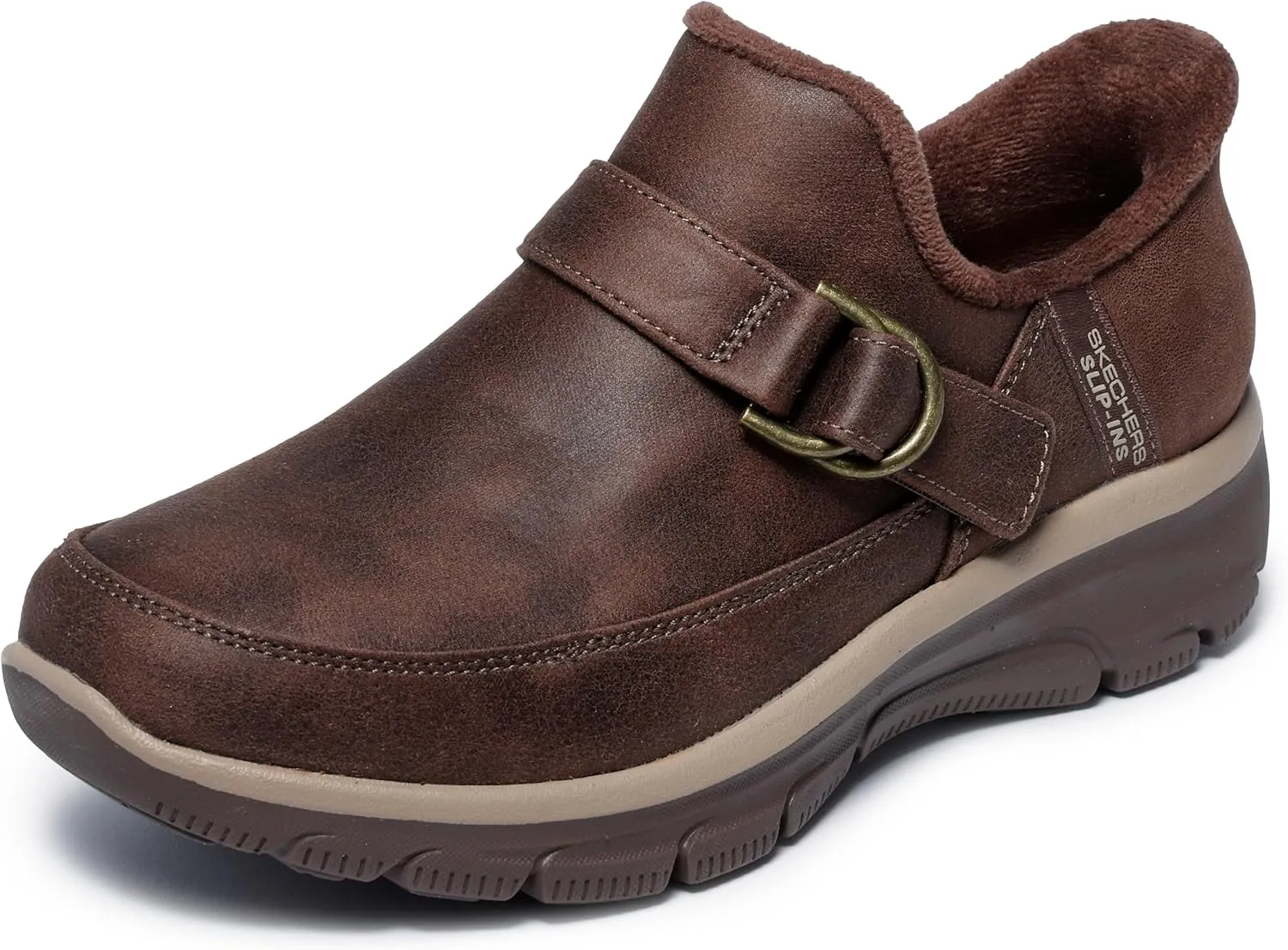 Skechers Women's Easy Going-Fun Habits-Hands Free Slip-ins Ankle Boot