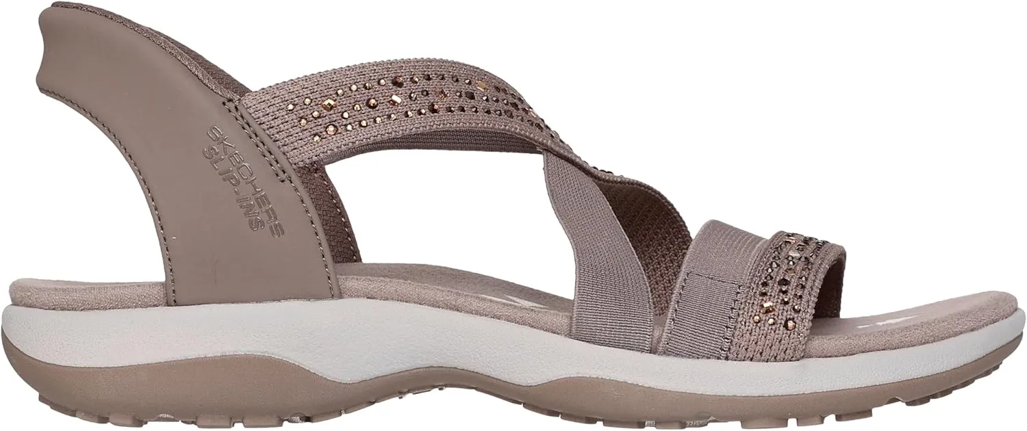 Skechers Women's Reggae Slim-Summer Sparkle Sandal