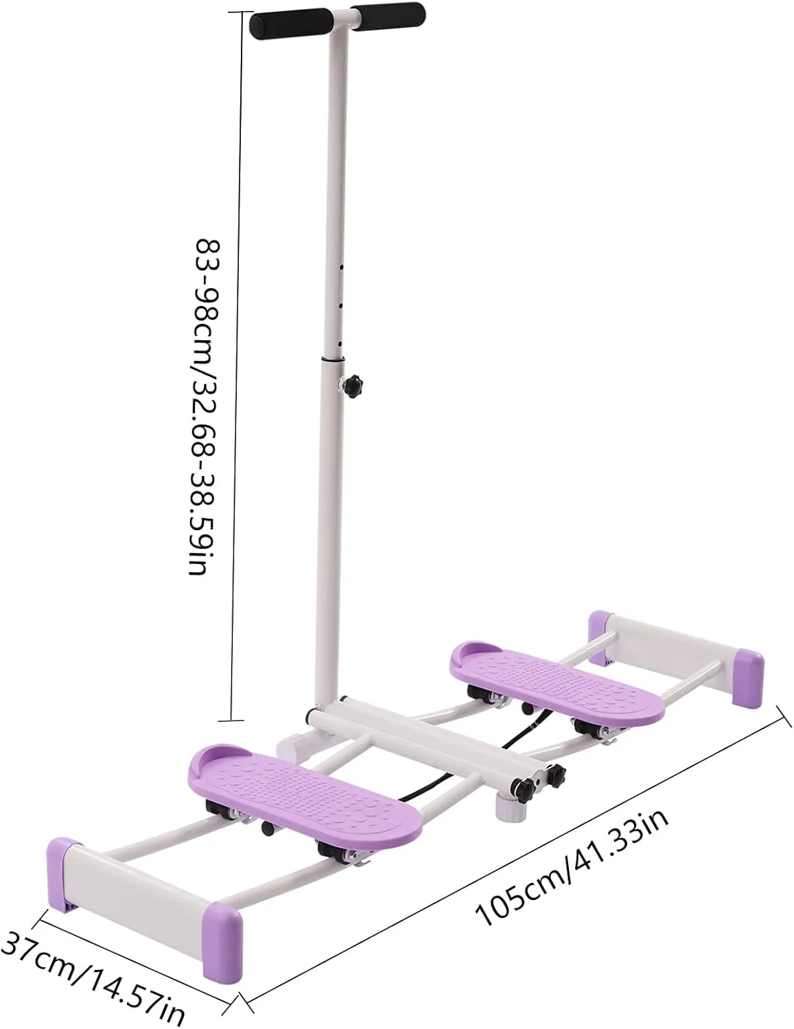 Ski Simulator Leg Exercise Equipment, 220.46Lbs Capacity Postpartum Female Pelvic Floor Muscle Repair Device Weight Loss Thin Legs Kegel Exerciser Leg Trainer Ski Training Machine for Home