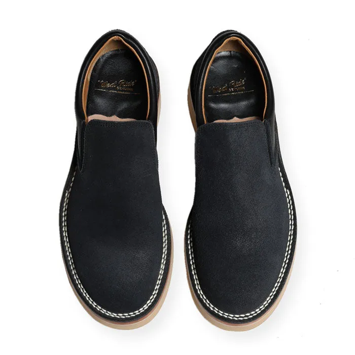 SLIP ON EASY BOOTS - STEERHIDE ROUGH-OUT
