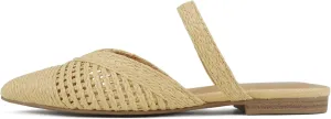 Soda Eladio ~ Women Pointed Toe Geometric Cut Slip-On Pumps