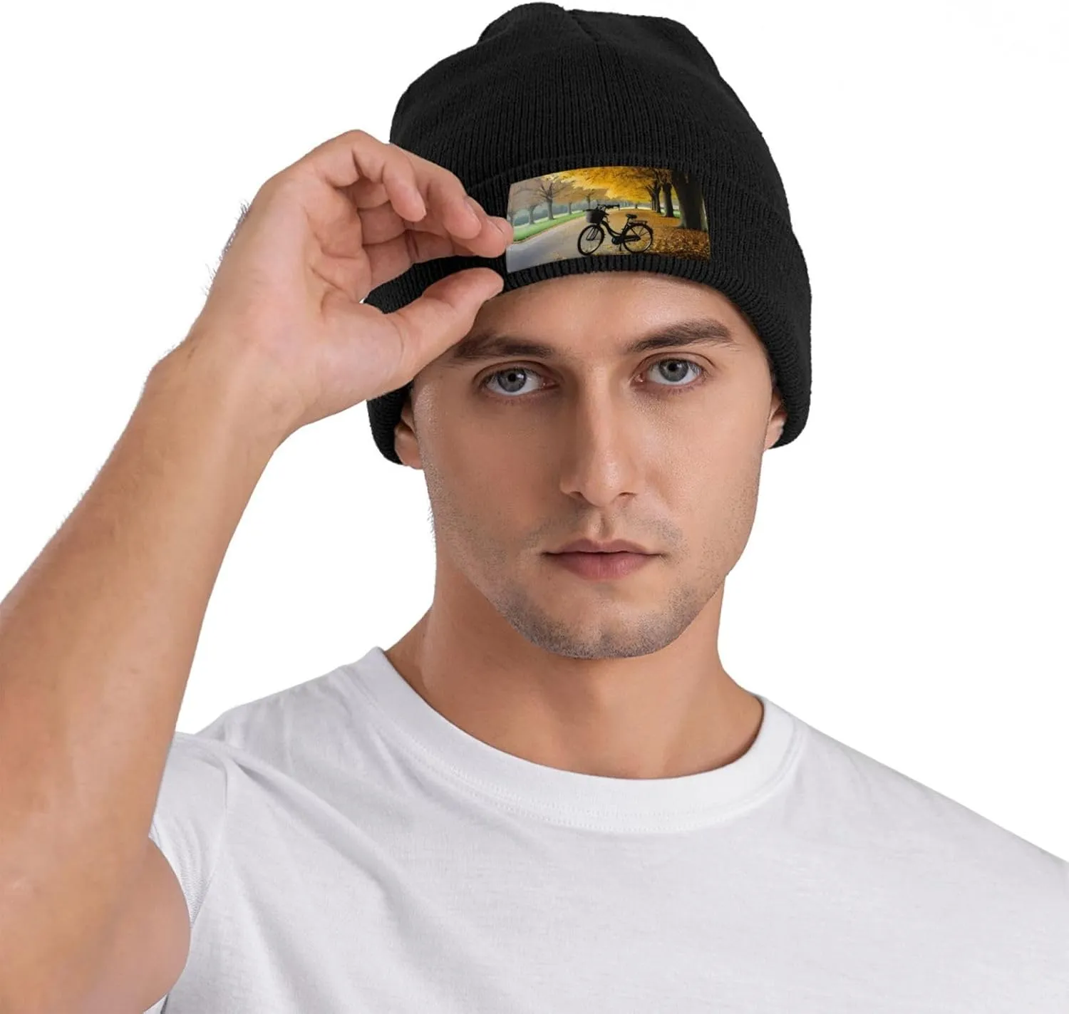 SSIMOO Bright Cabbage Velvety Tufted Style,Stretchable Brimless Hat,Knitted Woolen Cap