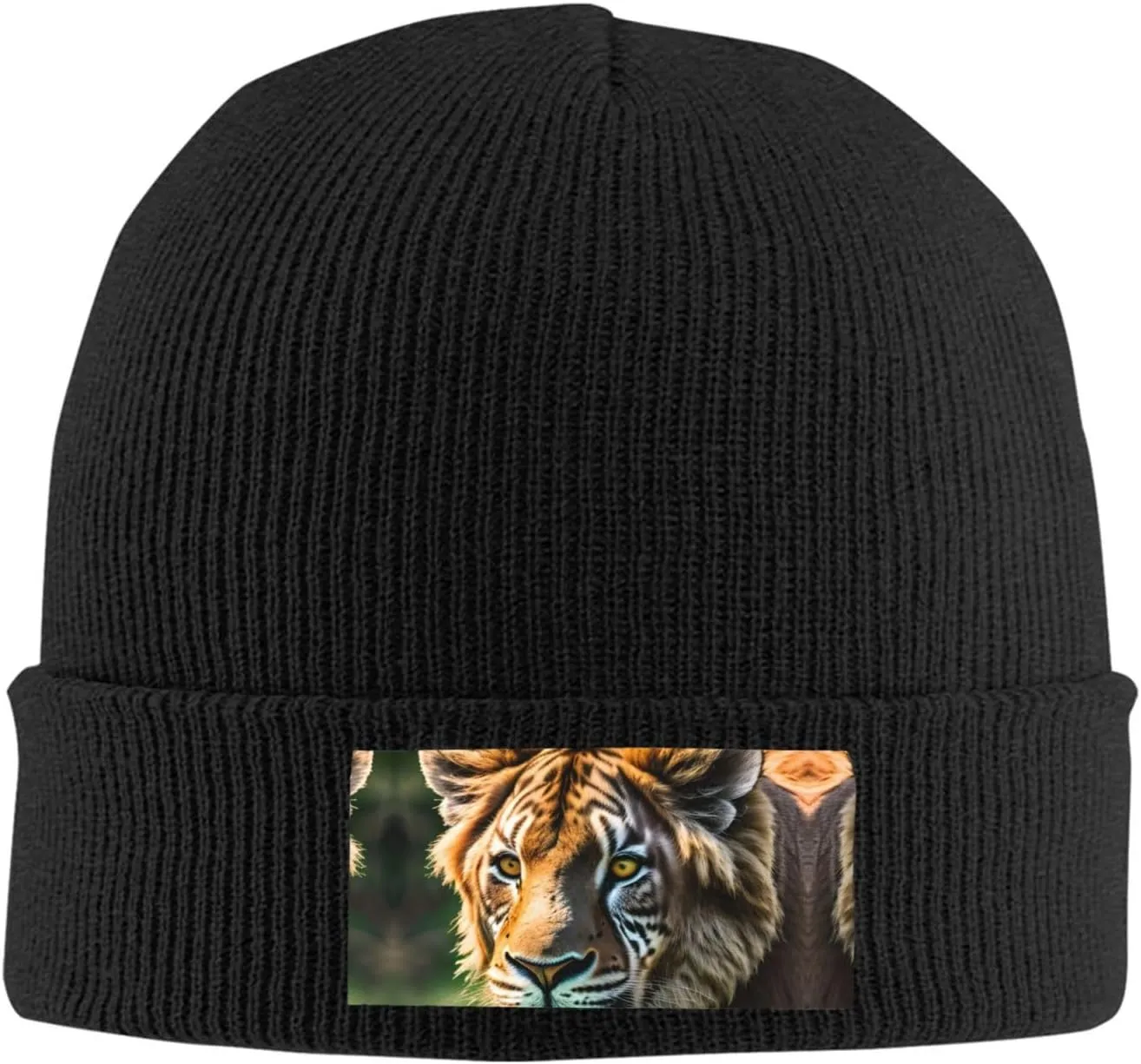 SSIMOO Bright Cabbage Velvety Tufted Style,Stretchable Brimless Hat,Knitted Woolen Cap