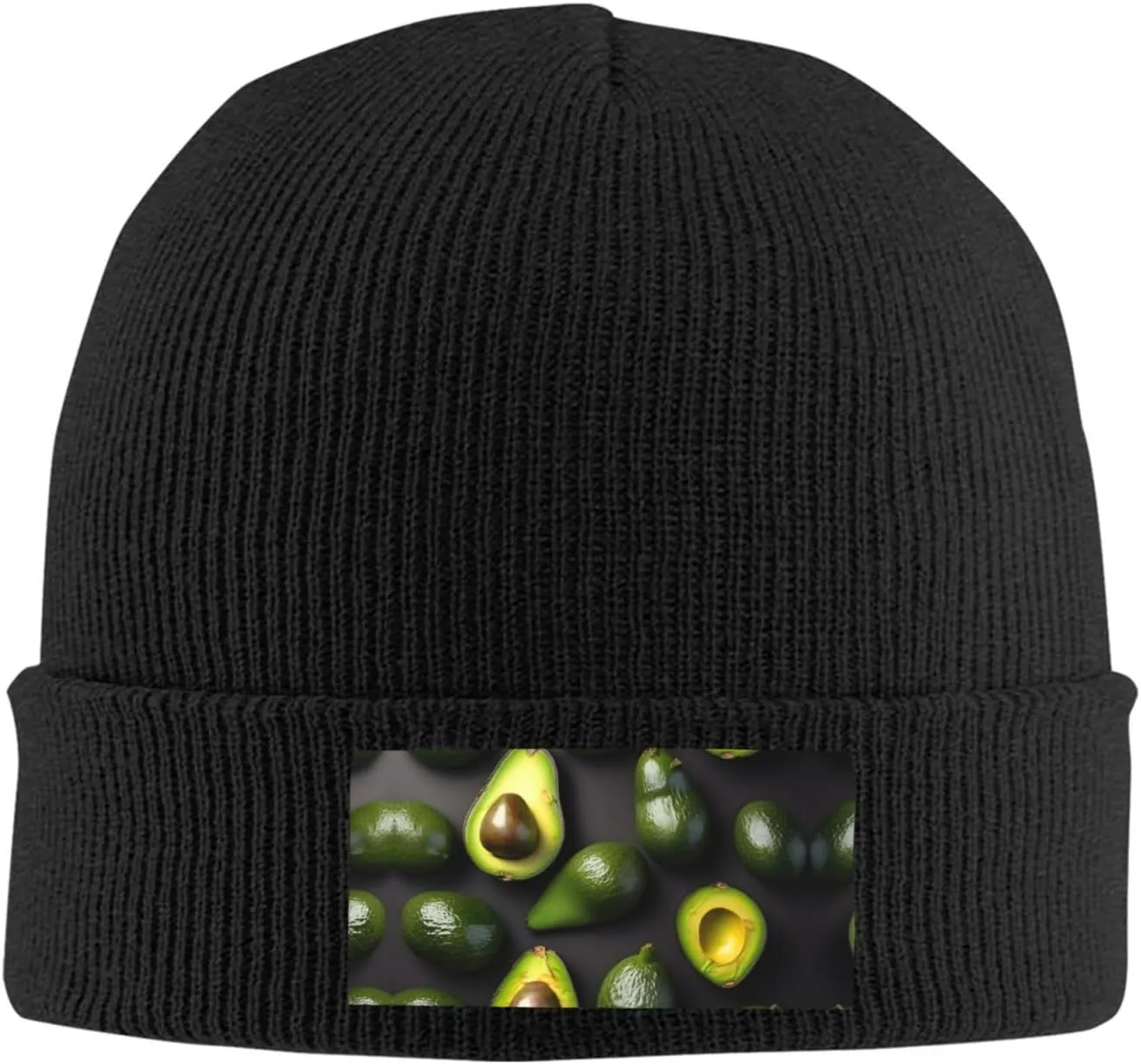 SSIMOO Bright Cabbage Velvety Tufted Style,Stretchable Brimless Hat,Knitted Woolen Cap