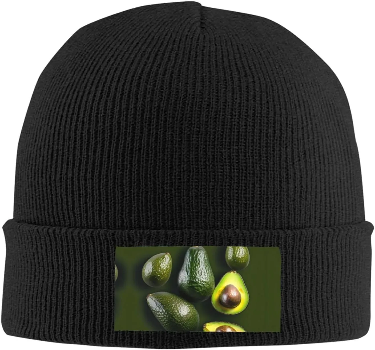 SSIMOO Bright Cabbage Velvety Tufted Style,Stretchable Brimless Hat,Knitted Woolen Cap