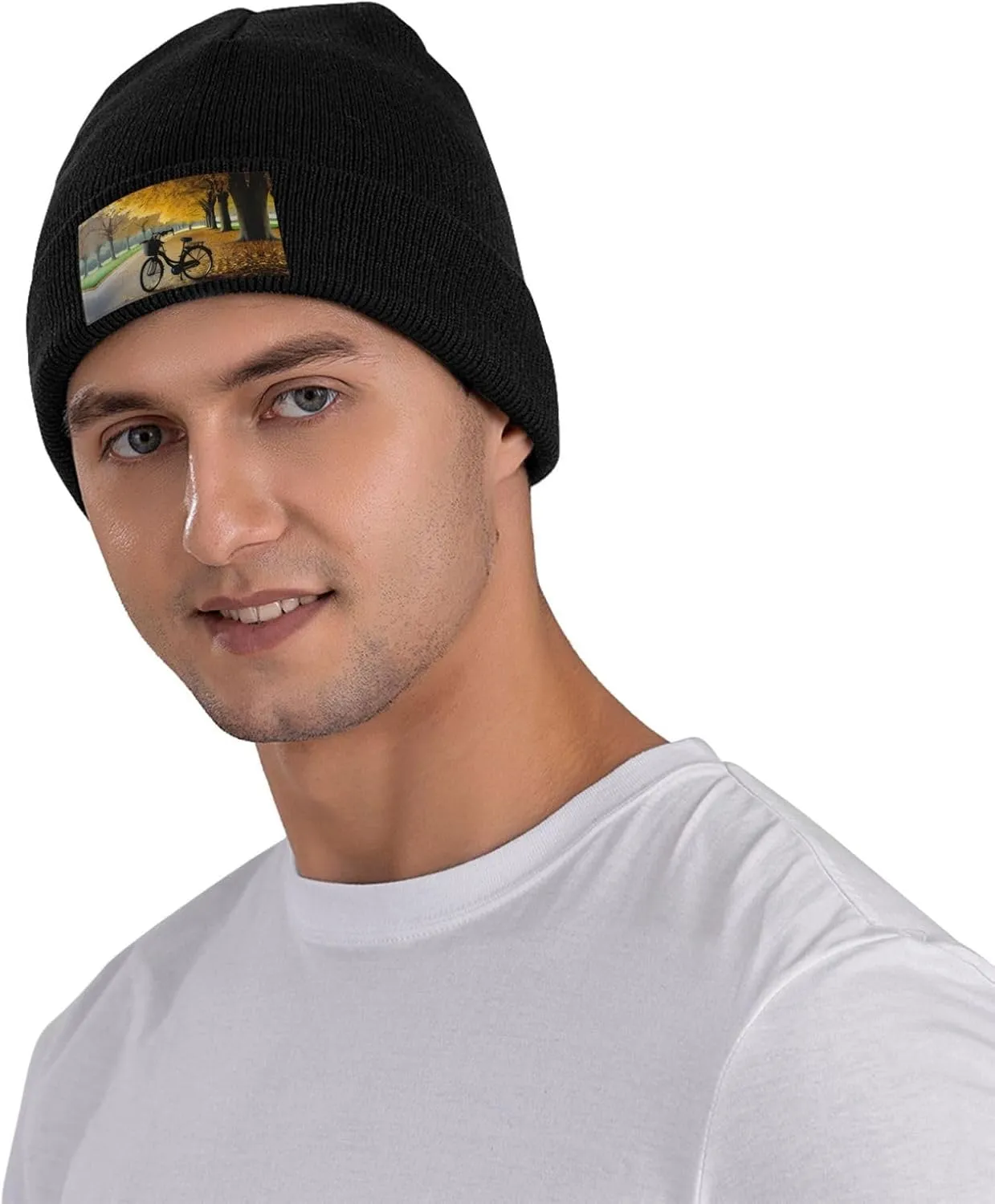 SSIMOO Bright Cabbage Velvety Tufted Style,Stretchable Brimless Hat,Knitted Woolen Cap