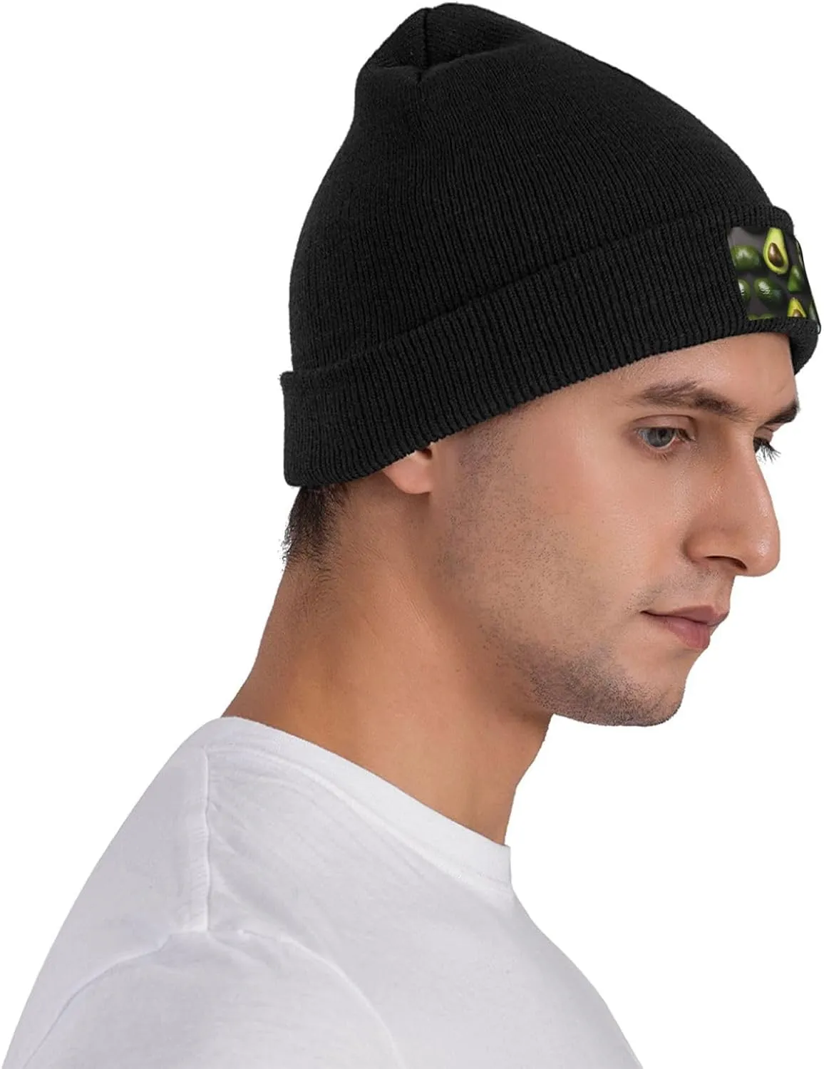 SSIMOO Bright Cabbage Velvety Tufted Style,Stretchable Brimless Hat,Knitted Woolen Cap
