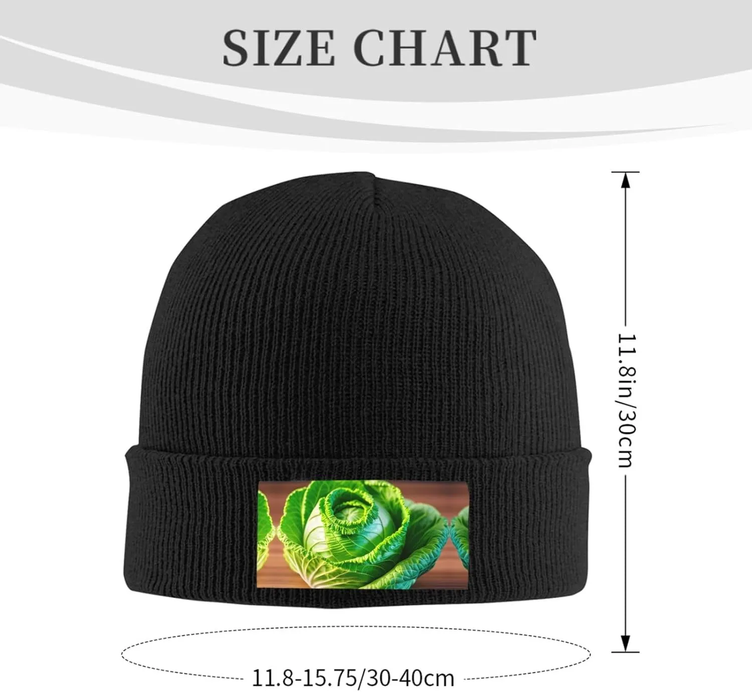SSIMOO Bright Cabbage Velvety Tufted Style,Stretchable Brimless Hat,Knitted Woolen Cap