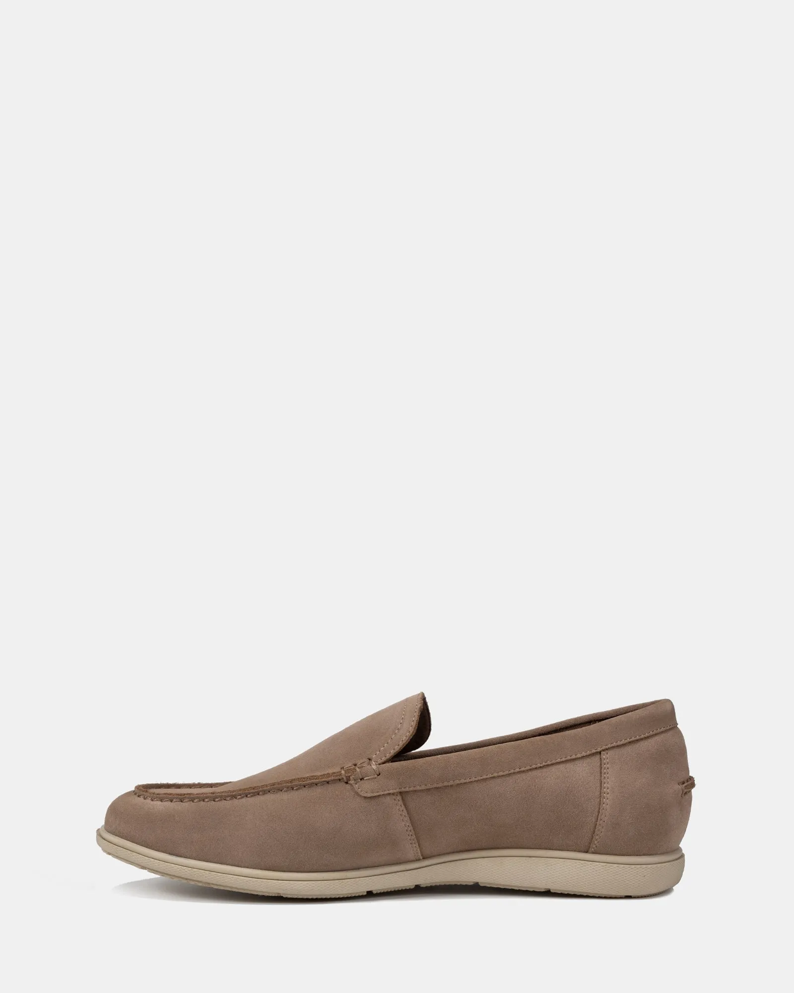 Step Taupe Suede