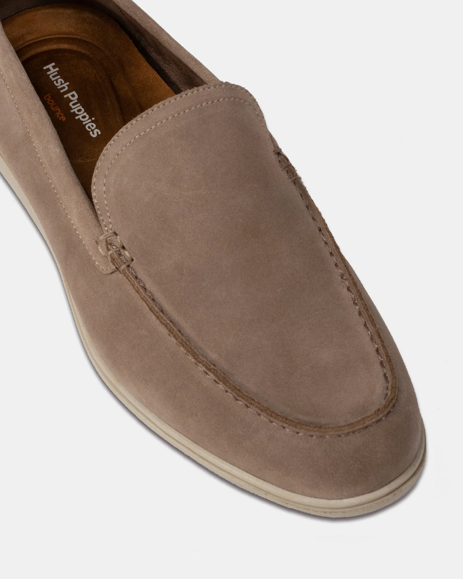 Step Taupe Suede