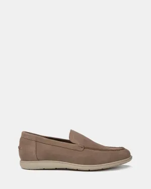 Step Taupe Suede