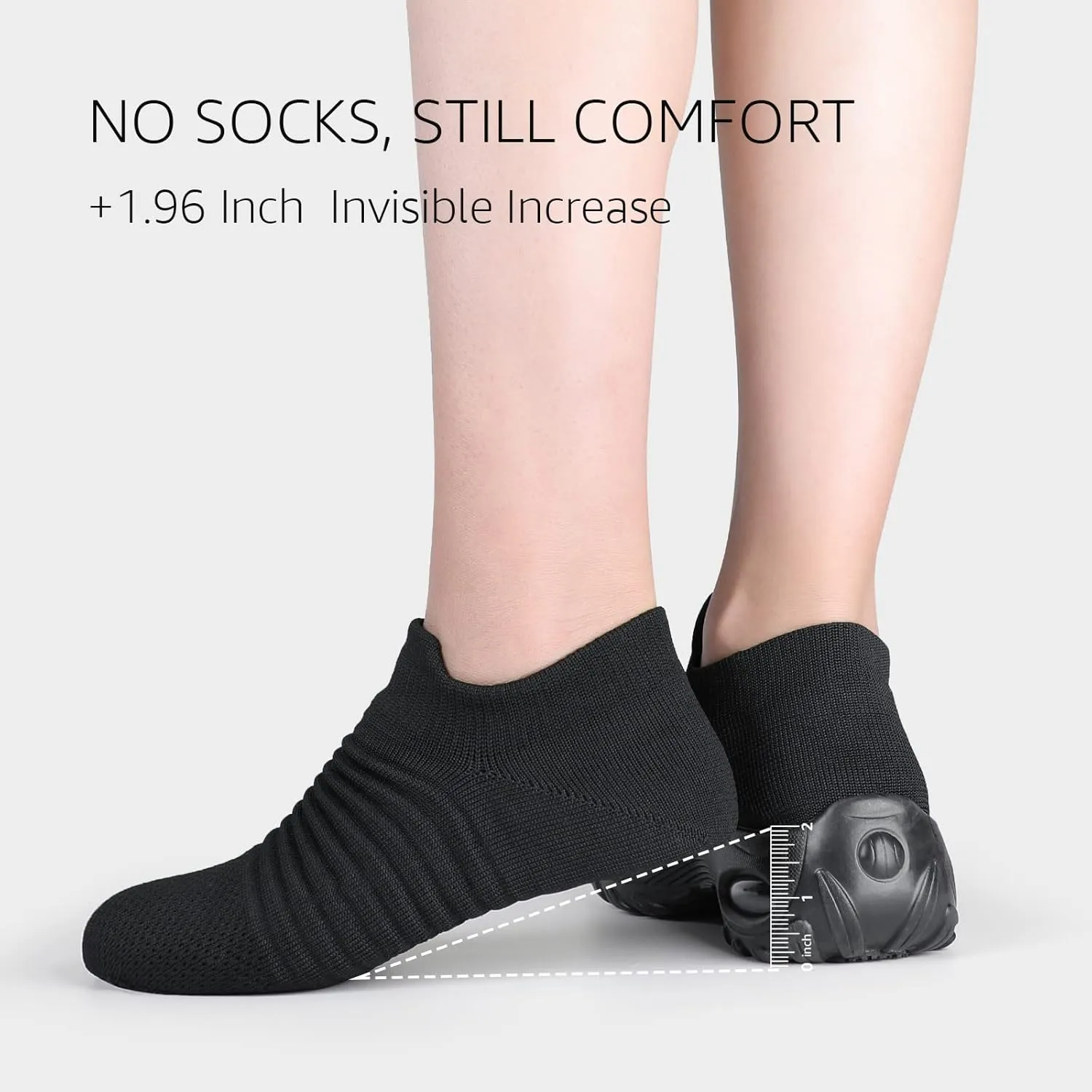 STQ Walking Shoes Women Slip on Sneakers Non Slip Work Air-Cushion Arch Support Tennis Plantar Fasciitis Orthopedic Breathable Mesh Comfortable Ladies Nursing