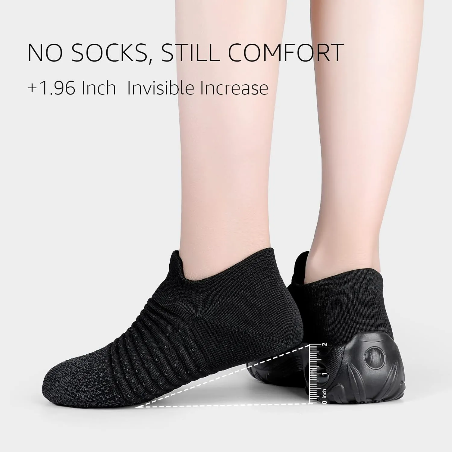 STQ Walking Shoes Women Slip on Sneakers Non Slip Work Air-Cushion Arch Support Tennis Plantar Fasciitis Orthopedic Breathable Mesh Comfortable Ladies Nursing