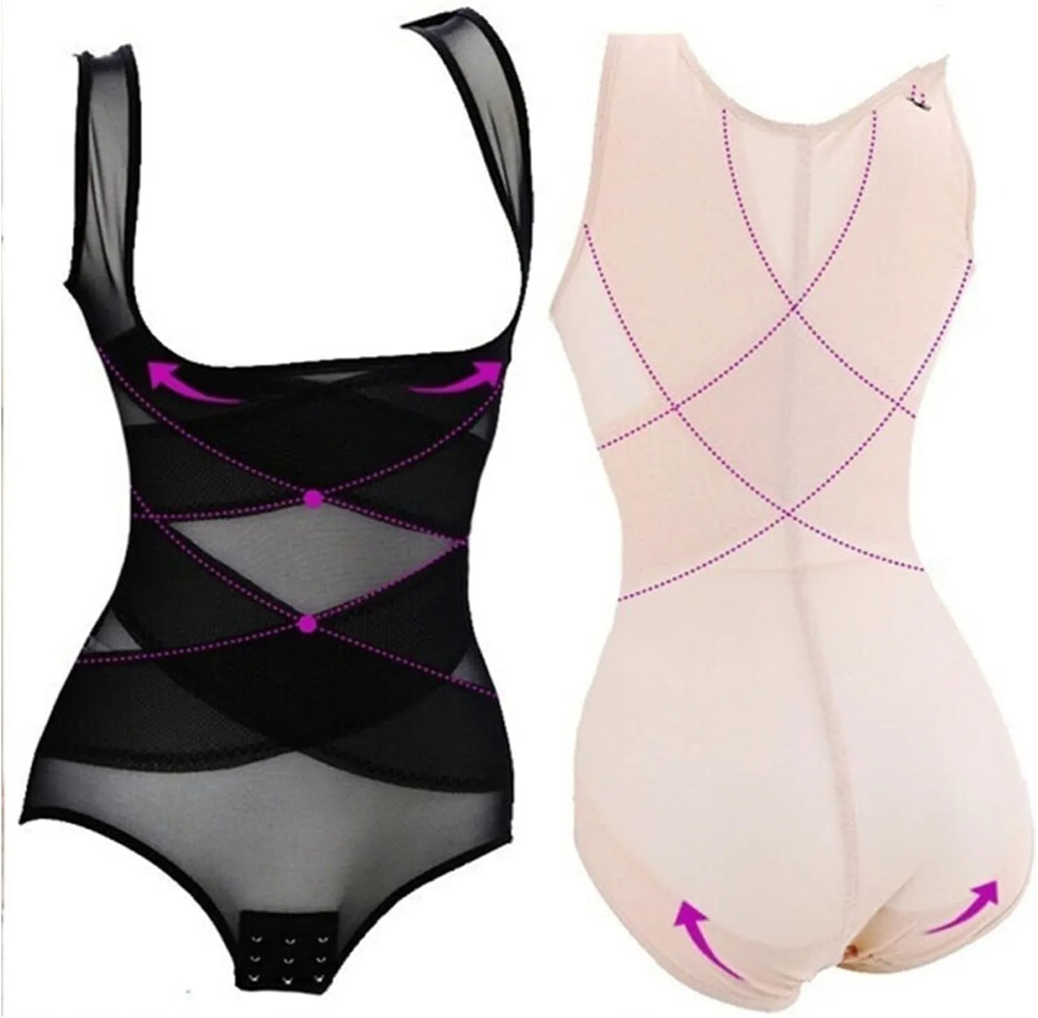 TEMKIN Women Body Shaper Corset Cincher Control Slimming Underwear Waist Trainer Recover Bodysuits Shapewear