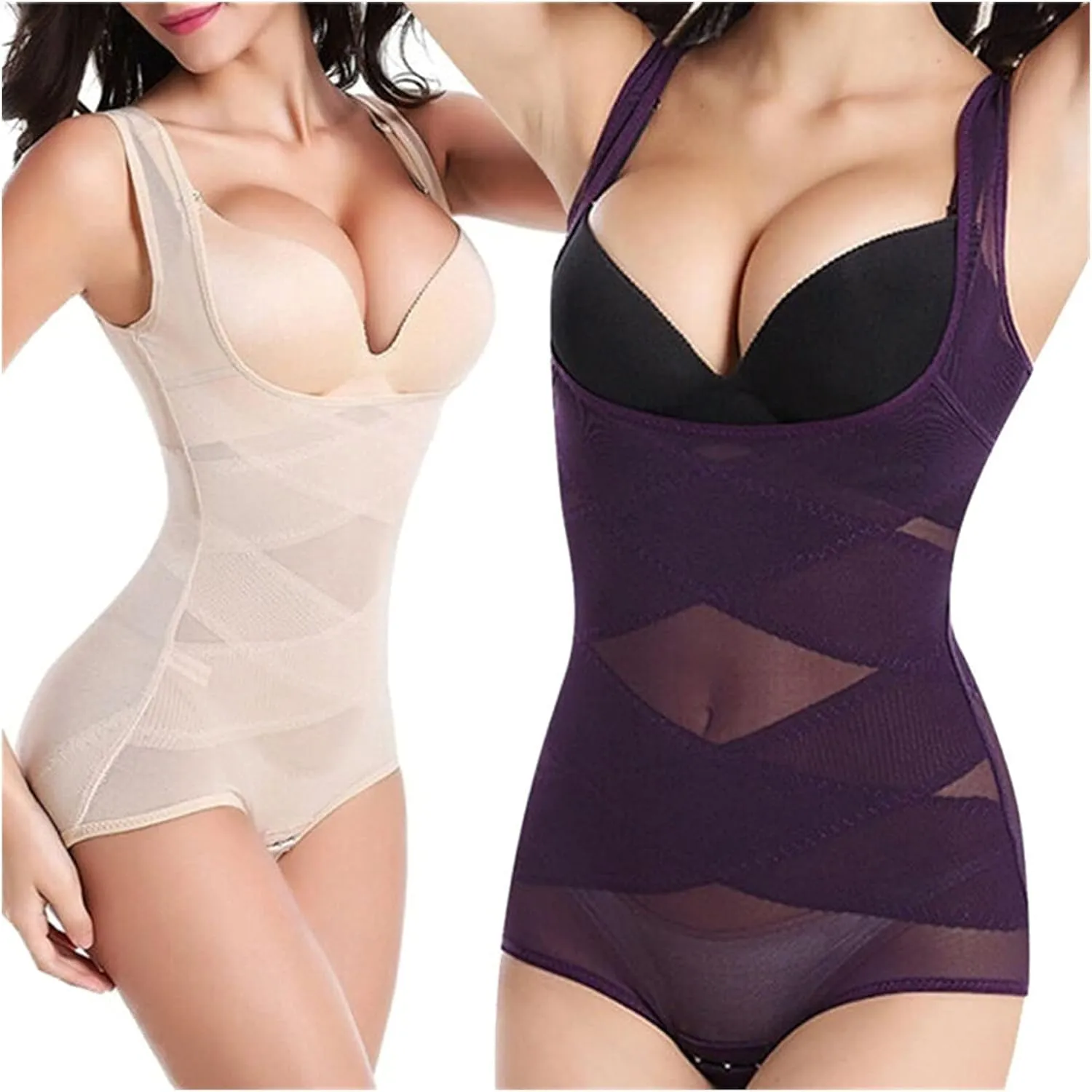 TEMKIN Women Body Shaper Corset Cincher Control Slimming Underwear Waist Trainer Recover Bodysuits Shapewear