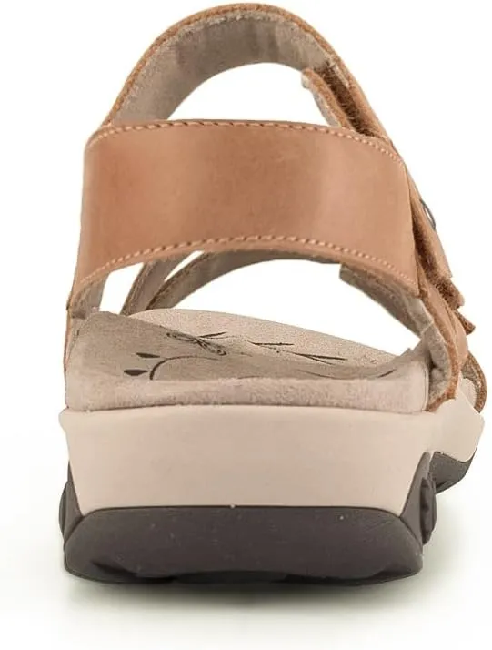 Therafit Haley Fully Adjustable Arch Support Leather Women's Sandal - for Plantar Fasciitis/Foot Pain