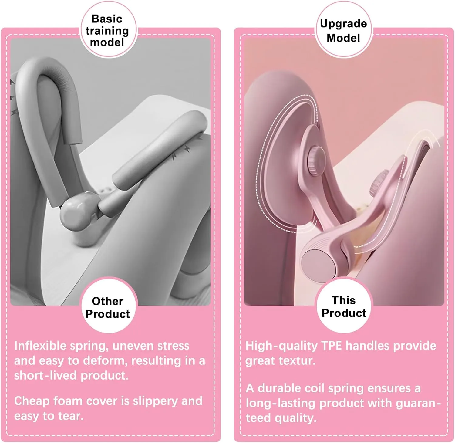 Thigh Master Hip Trainer Kegel Exerciser, Pelvic Floor Trainer for Postpartum Rehabilitation, Inner Thigh Trimmer, Toner Workout